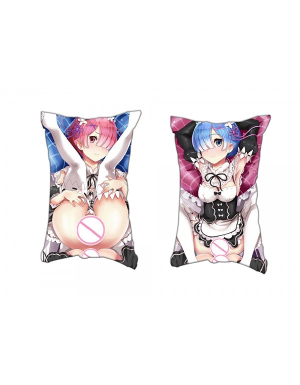 Re Zero Rem Ram Anime Zwei-Wege-Trikot-Luftkissen ...
