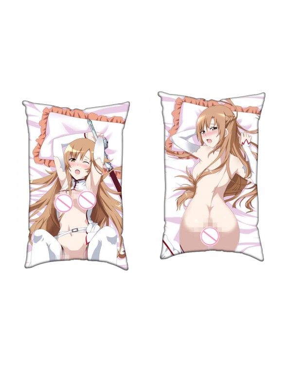 Sword Art Online Asuna Yuuki Anime Zwei-Wege-Trikot-Luftkissen mit Loch 35x55cm（13.7in x 21.6in）