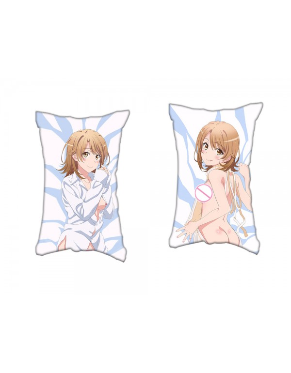 Yabusaki Aoi Oregairu Anime Zwei-Wege-Trikot-Luftkissen mit Loch 35x55cm（13.7in x 21.6in）