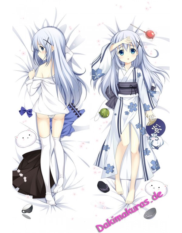 Chino Kafuu - Is the Order Rabbit Anime Kissen Dakimakura umarmt Körper Kissenbezüge