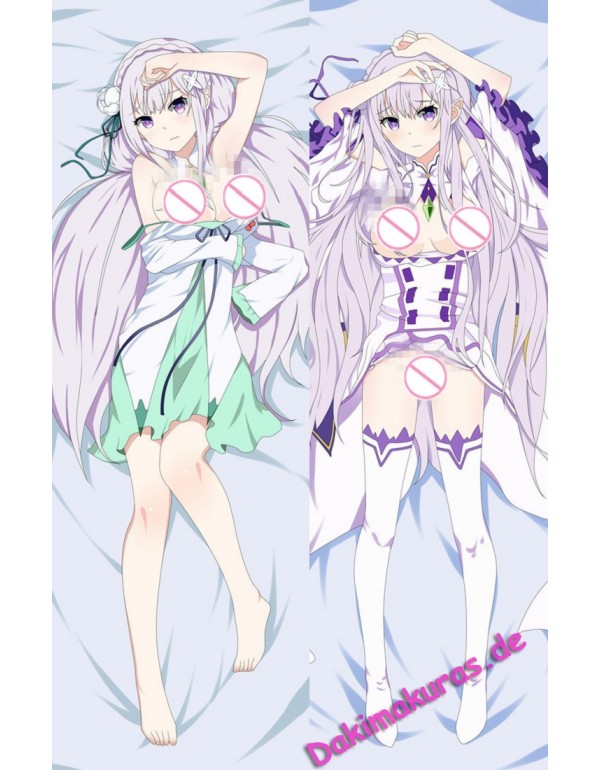 Emilia - ReZero Anime Kissen Dakimakura Umarmungs Körper Kissenbezug