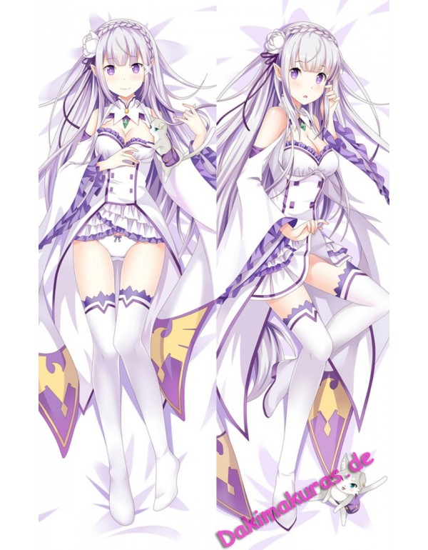 Emilia -Re Zero Dakimakura kissen Billig Anime Kis...