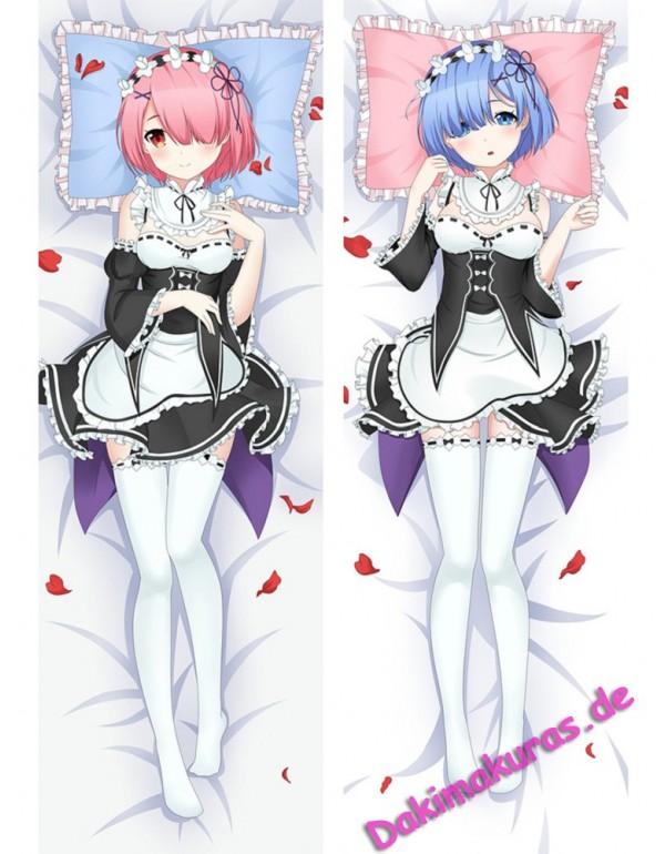 Ram and Rem - Re Zero Dakimakura kissen Billig Ani...