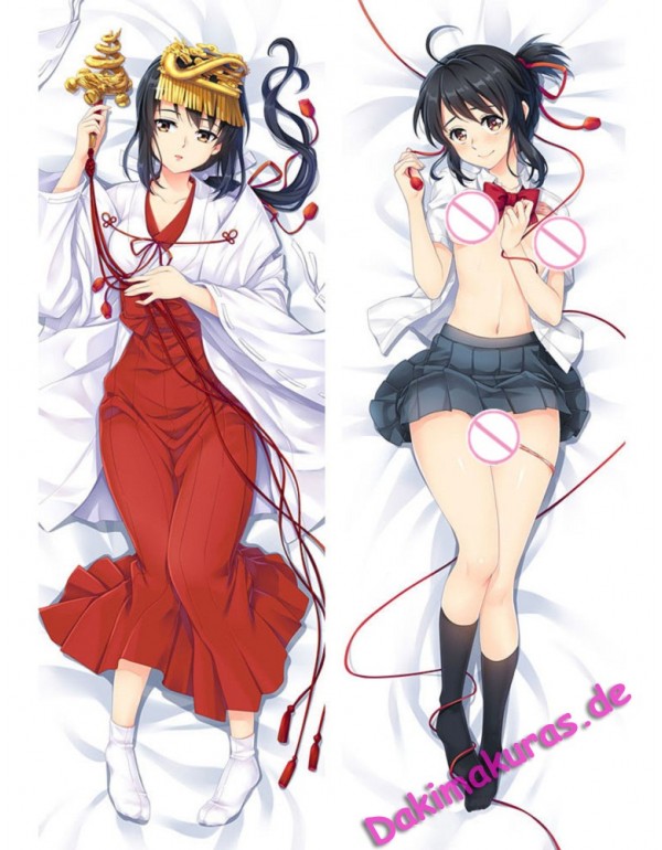 Mitsuha Miyamizu - Your Name Anime körper kissen billig dakimakura bedrucken